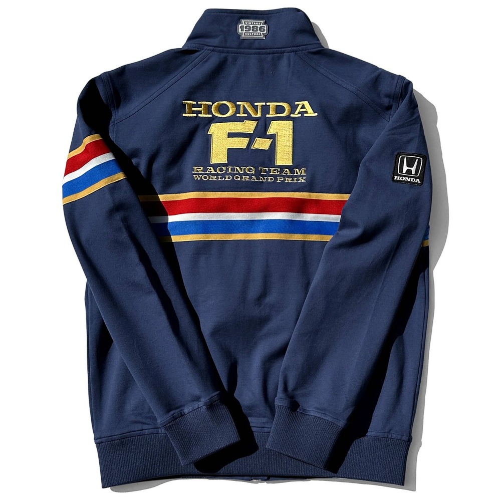 Vintage Culture Patrick Calello‎ 1986 Honda Racing Team F1 Jacket Navy Large NWT